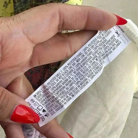 Floral Patchwork Babydoll Dress size large - Picture 5 of 6